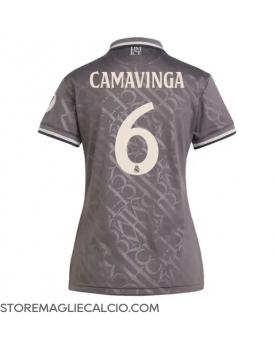 Real Madrid Eduardo Camavinga #6 Maglia Gara Terza Repliche 2024-25 Donna